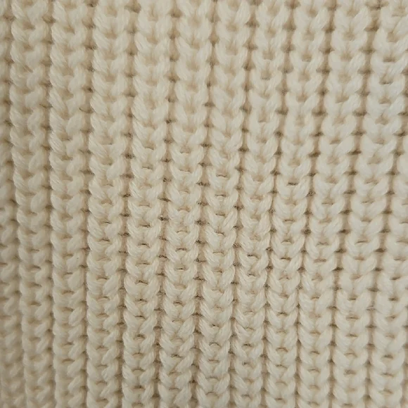 Old Navy Cream Cardigan Sweater with Navy Trim Preppy Nautical Coastal Academic - Picture 5 of 9